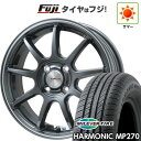 【新品国産4穴100車】 夏タイヤ ホイール4本セット 195/55R16 ミレバー ハーモニック MP270(限定) レアマイスター LMスポーツLM-QR ...