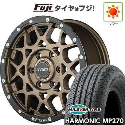 【新品国産車用5穴114.3】 夏タイヤ ホイール4本セット 215/65R16 ミレバー ハーモニック MP270(限定) RAYS レイズ デイトナ M8 xB Edition 16インチ(送料無料)