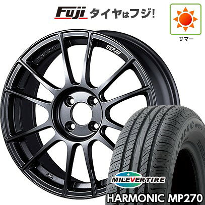 【新品国産車用4穴100】 夏タイヤ ホイール4本セット 195/55R16 ミレバー ハーモニック MP270(限定) SSR GT GTX04 6.5J 16インチ(送料無料)