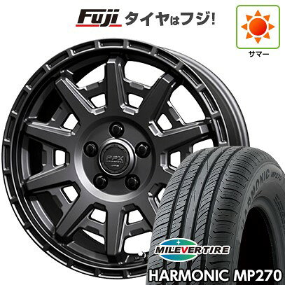 【新品国産車用5穴114.3】 夏タイヤ ホイール4本セット 215/65R16 ミレバー ハーモニック MP270(限定) 共豊 PPX D10X 7J 16インチ(送料無料)