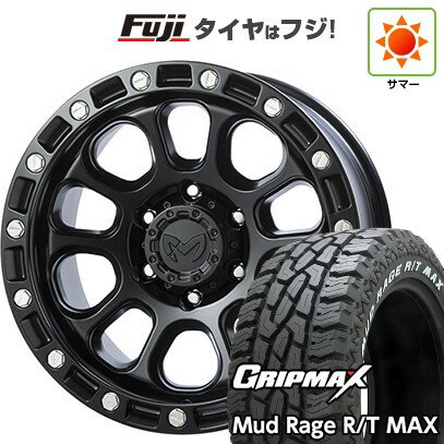【新品国産6穴139.7車】 夏タイヤ ホイール4本セット 275/70R17 グリップマックス マッドレイジR/T MAX RWL(限定) トライスター MKW M204 JP Spec 17インチ(送料無料) サマータイヤ