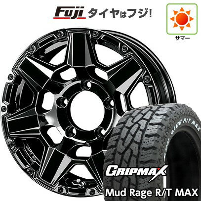 【新品】ジムニー 夏タイヤ ホイール4本セット 185/85R16 グリップマックス マッドレイジR/T MAX RWL(限定2024年製) クライメイト スワット(SBC) 5.5J 16インチ(送料無料)