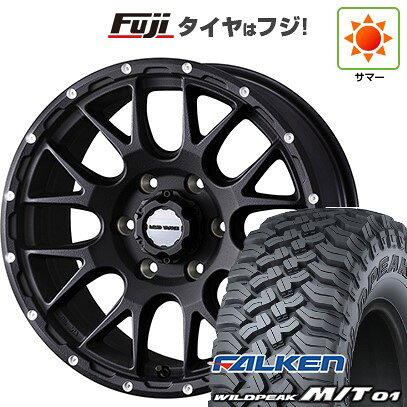 【新品】プラド/ハイラックス 夏タイヤ ホイール4本セット 265/70R17 ファルケン ワイルドピーク M/T01 WEDS ウェッズアドベンチャー マッドヴァンス 08 8.5J 17インチ(送料無料)
