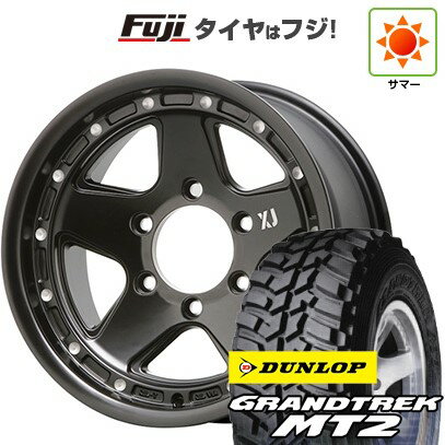 【新品国産車用6穴139.7】 夏タイヤ ホイール4本セット 285/75R16 ダンロップ グラントレック MT2 MLJ エクストリームJ XJ05 8J 16インチ(送料無料)
