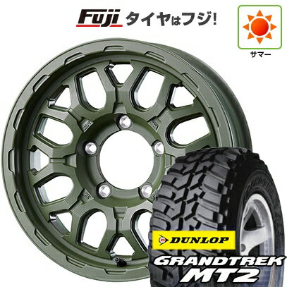 【新品】ジムニー 夏タイヤ ホイール4本セット 195R16C 104/102Q ダンロップ グラントレック MT2 インターミラノ MUD BAHN XR-800M ME 16インチ(送料無料)