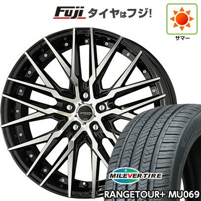 【新品国産車用5穴114.3】 夏タイヤ ホイール4本セット 235/55R19 ミレバー レンジツアープラスMU069(限定) 共豊 シュタイナー CVX 19インチ(送料無料)