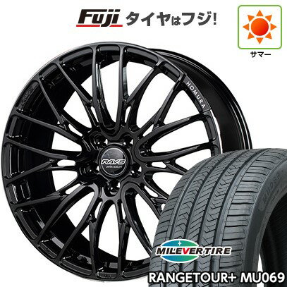 【新品国産車用5穴114.3】 夏タイヤ ホイール4本セット 235/60R18 ミレバー レンジツアープラスMU069(限定) RAYS レイズ ホムラ 2X10BD 18インチ(送料無料)
