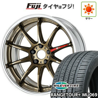 【新品国産車用5穴114.3】 夏タイヤ ホイール4本セット 235/40R19 ミレバー レンジツアープラスMU069(限定) WORK ワーク エモーション ZR10 2P フルリバースリム 19インチ(送料無料)