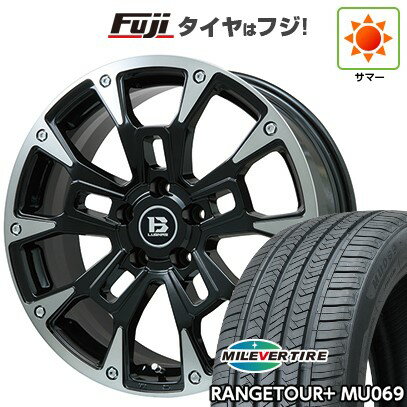 【新品国産車用5穴114.3】 夏タイヤ ホイール4本セット 235/50R18 ミレバー レンジツアープラスMU069(限定) ビッグウエイ B-LUGNAS BRD..