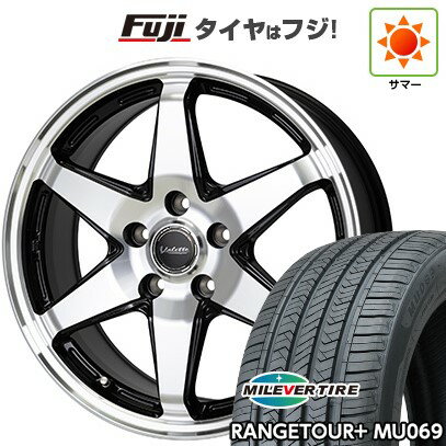 【新品国産5穴114.3車】 夏タイヤ ホイール4本セット 225/65R17 ミレバー レンジツアープラスMU069（限定） ホットスタッフ ヴァレット アンクレイ 17インチ(送料無料)