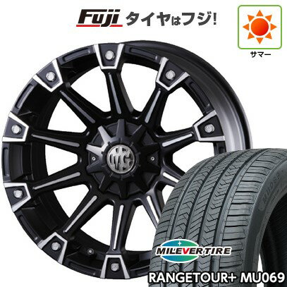 【新品国産車用5穴114.3】 夏タイヤ ホイール4本セット 245/45R20 ミレバー レンジツアープラスMU069(限定) クリムソン マーテルギア(MG) モンスター 20インチ(送料無料)