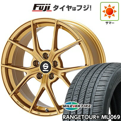【新品国産車用5穴114.3】 夏タイヤ ホイール4本セット 235/60R18 ミレバー レンジツアープラスMU069(限定) OZ SPARCO ポディオ 18インチ(送料無料)