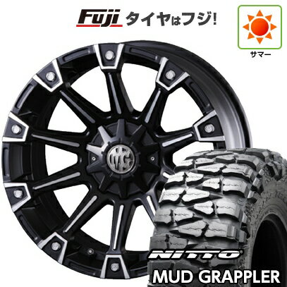 【新品国産車用6穴139.7】 夏タイヤ ホイール4本セット 315/75R16 ニットー マッドグラップラー クリムソン マーテルギア(MG) モンスター 16インチ(送料無料)