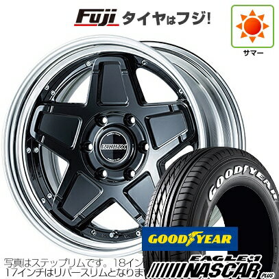 【新品】ハイエース200系 夏タイヤ ホイール4本セット 215/60R17 109/107R グッドイヤー イーグル ナンバーワン ナスカー プラス エセックス ENCS 2P 17インチ(送料無料)