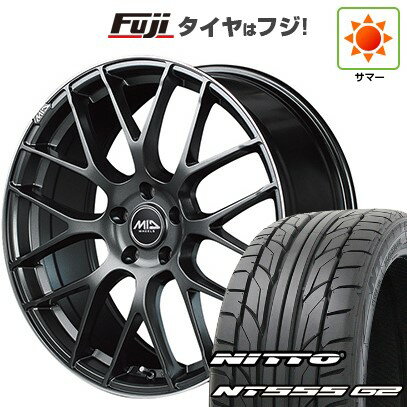 【パンク保証付き】【新品国産5穴114.3車】 夏タイヤ ホイール4本セット 235/35R20 ニットー NT555 G2 MID WHEELS MID EXCLUSIVE 028F 20インチ(送料無料) サマータイヤ