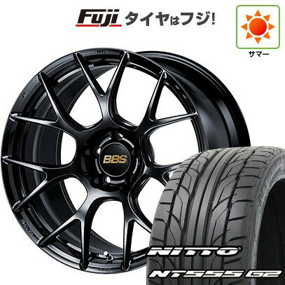 【パンク保証付き】【新品国産5穴100車】 夏タイヤ ホイール4本セット 215/35R19 ニットー NT555 G2 BBS JAPAN RE-V7 19インチ(送料無料) サマータイヤ