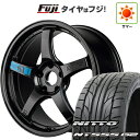 【パンク保証付き】【新品国産5穴100車】 夏タイヤ ホイール4本セット 215/40R18 ニットー NT555 G2 RAYS レイズ グラムライツ 57CR SPEC-M 18インチ(送料無料) サマータイヤ