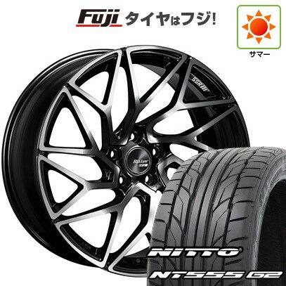 【パンク保証付き】【新品国産車用5穴114.3】 夏タイヤ ホイール4本セット 235/35R20 ニットー NT555 G2 SSR ブリッカー 01T 20インチ(送料無料)