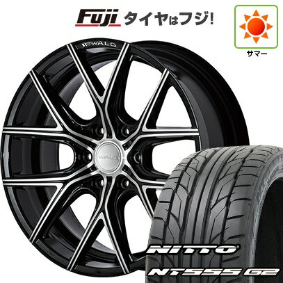 【パンク保証付き】【新品】ハイエース200系 夏タイヤ ホイール4本セット 225/35R20 ニットー NT555 G2 WALD ヴァルド イリマ 1P I11-C 20インチ(送料無料)