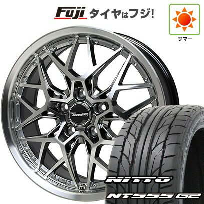 【パンク保証付き】【新品国産5穴114.3車】 夏タイヤ ホイール4本セット 225/35R20 ニットー NT555 G2 ホットスタッフ プレシャス アストM5 20インチ(送料無料) サマータイヤ