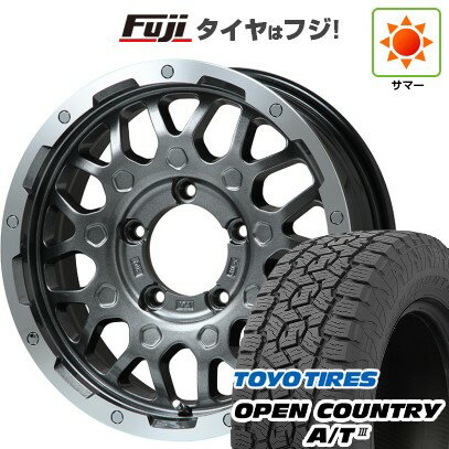【新品】ジムニーシエラ/ジムニーノマド 夏タイヤ ホイール4本セット 215/70R16 トーヨー オープンカントリー A/T III RBL レアマイスター LMG MS-9W ガンメタリムポリッシュ 16インチ(送料無料) サマータイヤ