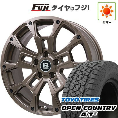 【新品国産5穴114.3車】 夏タイヤ ホイール4本セット 215/70R16 トーヨー オープンカントリー A/T III RBL ビッグウエイ B-LUGNAS BRD(マットブロンズ) 16インチ(送料無料) サマータイヤ