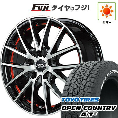 【新品国産車用5穴114.3】 夏タイヤ ホイール4本セット 225/65R17 トーヨー オープンカントリー A/T III RWL/RBL MID WHEELS RX27 17インチ(送料無料)