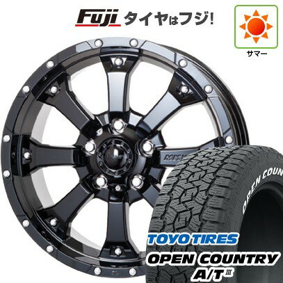 【新品国産5穴114.3車】 夏タイヤ ホイール4本セット 215/70R16 トーヨー オープンカントリー A/T III RWL/RBL トライスター MKW MK-46 16インチ(送料無料) サマータイヤ