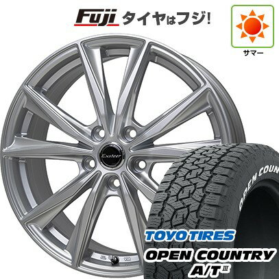 【新品国産車用5穴114.3】 夏タイヤ ホイール4本セット 235/60R18 トーヨー オープンカントリー A/T III RWL/RBL ホットスタッフ エクスターST 18インチ(送料無料)
