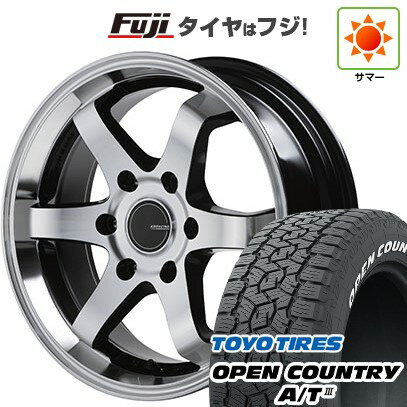 【新品】ハイエース200系 夏タイヤ ホイール4本セット 215/60R17 109/107R トーヨー オープンカントリー A/T III RWL/RBL BUAN KB RACING17 17インチ(送料無料) サマータイヤ