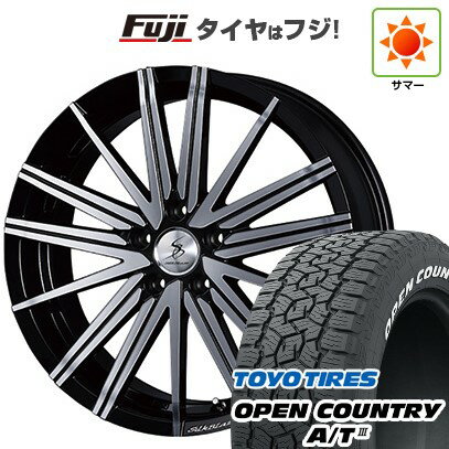 【新品国産車用5穴100】 夏タイヤ ホイール4本セット 225/55R18 トーヨー オープンカントリー A/T III ..