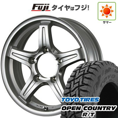 【新品】ジムニーシエラ/ジムニーノマド 夏タイヤ ホイール4本セット 195/80R15 トーヨー オープンカントリー R/T RBL TWS グランヴァード NEO 5.5J 15インチ(送料無料)