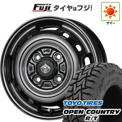 【新品 軽自動車】N-BOX タント スペーシア 夏タイヤ ホイール4本セット 155/65R14 トーヨー オープンカントリー R/T RBL トピー ランドフット XFG 14インチ(送料無料) サマータイヤ