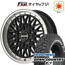 【新品】ハイエース200系 夏タイヤ ホイール4本セット 215/65R16 109/107Q トーヨー オープンカントリー R/T RWL/RBL 共豊 シュタイナー FTX 16インチ(送料無料) サマータイヤ(2)