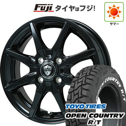 【新品 軽自動車】ハスラー デリカミニ(4WD) 夏タイヤ ホイール4本セット 165/60R15 トーヨー オープンカントリー R/T RWL/RBL ブランドル CJ28B 15インチ(送料無料) サマータイヤ