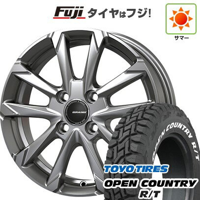 【新品 軽自動車】ハスラー デリカミニ(4WD) 夏タイヤ ホイール4本セット 165/60R15 トーヨー オープンカントリー R/T RWL/RBL コーセイ クレイシズ GC36F 15インチ(送料無料) サマータイヤ