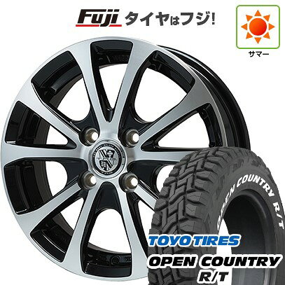 【新品 軽自動車】ハスラー デリカミニ(4WD) 夏タイヤ ホイール4本セット 165/60R15 トーヨー オープンカントリー R/T RWL/RBL ビッグウエイ TRG-バーン XPII 15インチ(送料無料)
