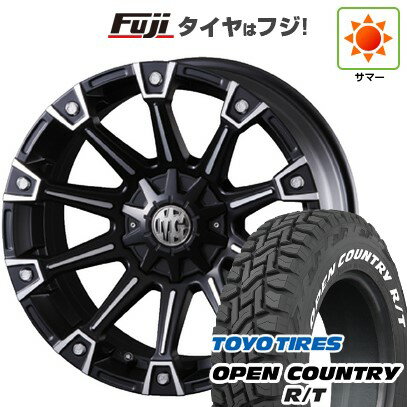 【新品】ハイエース200系 夏タイヤ ホイール4本セット 215/65R16 109/107Q トーヨー オープンカントリー R/T RWL/RBL クリムソン マーテルギア(MG) モンスター 16インチ(送料無料) サマータイヤ