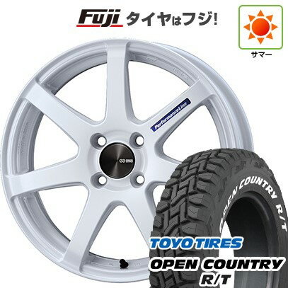 【新品 軽自動車】ハスラー デリカミニ(4WD) 夏タイヤ ホイール4本セット 165/60R15 トーヨー オープンカントリー R/T RWL/RBL ENKEI エンケイ PF07 COLORS 15インチ(送料無料) サマータイヤ