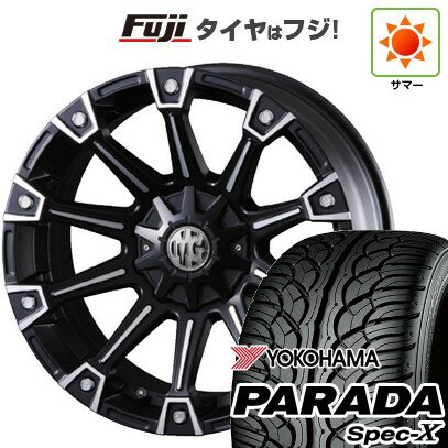【新品】ランクル300 夏タイヤ ホイール4本セット 275/55R20 ヨコハマ PARADA Spec-X クリムソン マーテルギア(MG) モンスター 20インチ(送料無料) サマータイヤ