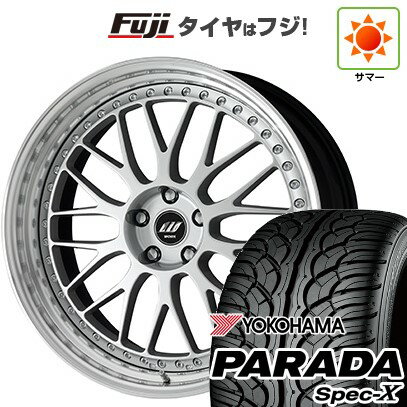 【新品国産車用5穴114.3】 夏タイヤ ホイール4本セット 235/55R20 ヨコハマ PARADA Spec-X WORK ワーク ジスタンス W10M 20インチ(送料無料)