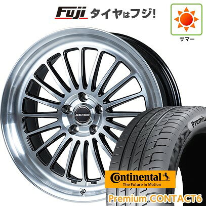 【新品国産車用5穴114.3】 夏タイヤ ホイール4本セット 245/40R21 コンチネンタル コンチ プレミアムコンタクト6(限定) モンツァ ジェクシス GF020 8.5J 21インチ(送料無料)