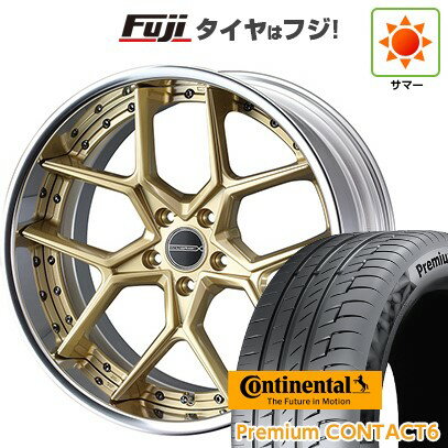 【新品国産車用5穴114.3】 夏タイヤ ホイール4本セット 245/40R21 コンチネンタル コンチ プレミアムコンタクト6(限定2024年製) WEDS ウェッズ マーベリック 1505S 9J 21インチ(送料無料)