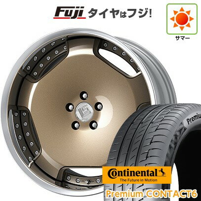 【新品国産車用5穴114.3】 夏タイヤ ホイール4本セット 245/40R21 コンチネンタル コンチ プレミアムコンタクト6(特価限定) WORK ワーク LS アダマス 21インチ(送料無料)
