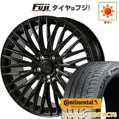 【新品国産車用5穴114.3】 夏タイヤ ホイール4本セット 245/40R21 コンチネンタル コンチ プレミアムコンタクト6(特価限定) モンツァ ワーウィック クライヴァー 21インチ(送料無料)