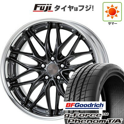【新品国産5穴114.3車】 夏タイヤ ホイール4本セット 235/35R19 BFグッドリッチ(フジ専売) g-FORCE フェノム T/A(2022年製) WORK ワーク シュヴァート クヴェル 19インチ(送料無料) サマータイヤ