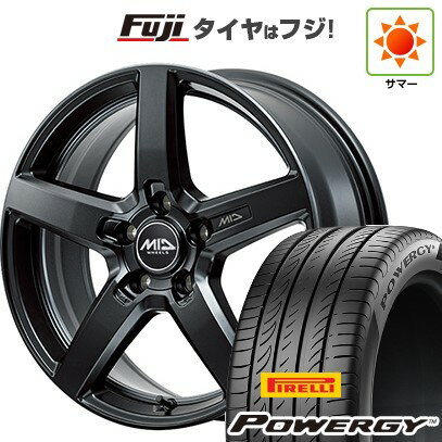 【新品国産5穴114.3車】 夏タイヤ ホイール4本セット 215/50R17 ピレリ パワジー MID WHEELS MID EXCLU..