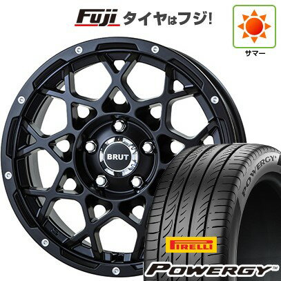 【新品国産車用5穴114.3】 夏タイヤ ホイール4本セット 235/60R18 ピレリ パワジー トライスター BRUT BR-55 18インチ(送料無料)