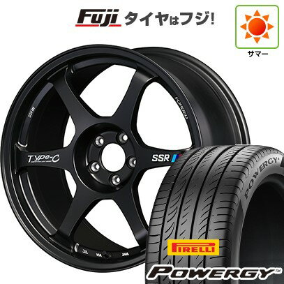 【新品国産車用5穴100】 夏タイヤ ホイール4本セット 215/45R17 ピレリ パワジー SSR Type-c FORGED 17インチ(送料無料)