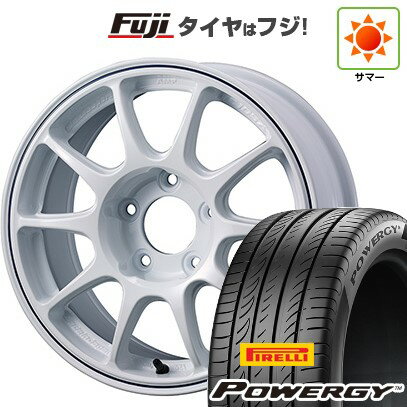 【新品国産車用5穴100】 夏タイヤ ホイール4本セット 195/65R15 ピレリ パワジー WEDS ウェッズスポーツ TC-105X グラベル 15インチ(送料無料)